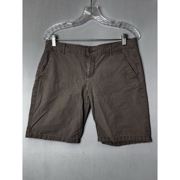 GAP Khaki‎ Flat Front Chino Shorts Men's Size 4 Brown - Picture 1 of 14